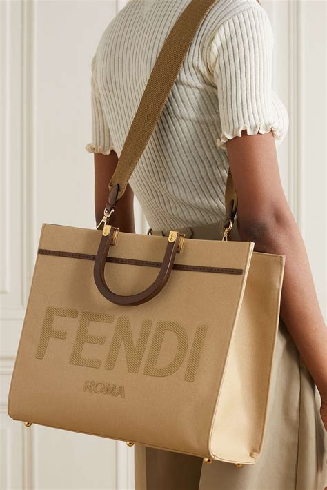 does fendi make a small tote|fendi sunshine tote medium.